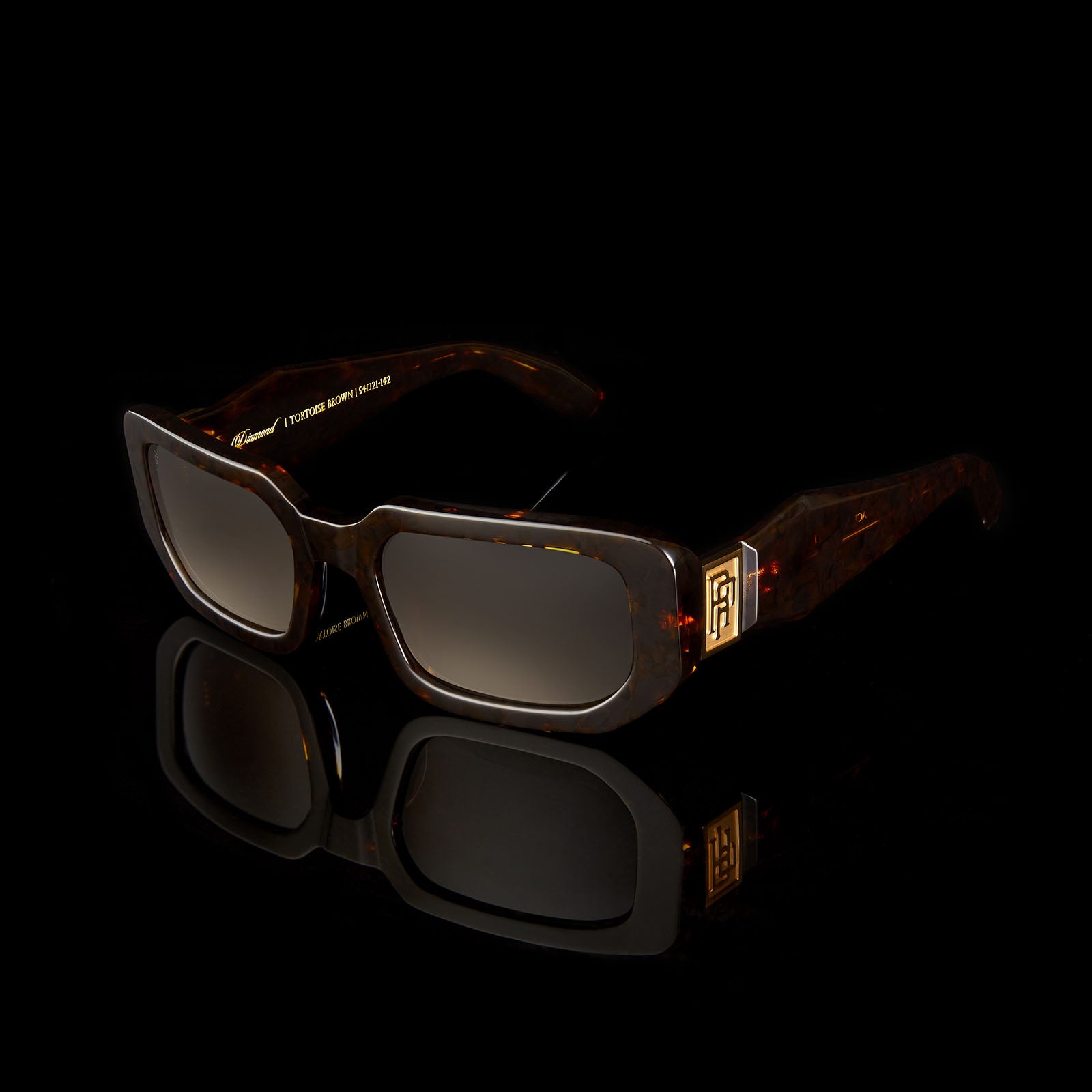 DIAMOND TORTOISE BROWN